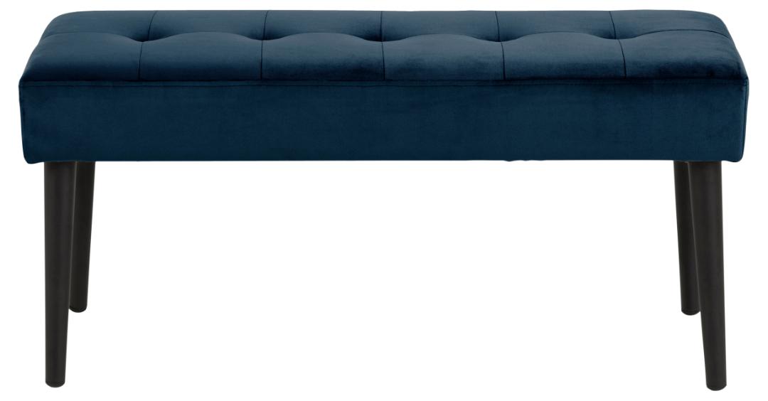 Se ACT NORDIC Rektangulær Glory bænk m. special syning - marineblå stof og sort stål (95x38) ❤ Kæmpe udvalg i Act Nordic - Køb online på udsalg og tilbud lige nu ❤ Billig fragt og hurtig levering - Varenummer: Boboonline-115664 og barcode / Ean: 5713941107947 på lager - Udsalg på Møbler,Bænke,
Møbler,
Små bænke,
Dagligstue, Store besparelser – op til 77% - Shop over 2.281 kendte brands på udsalg