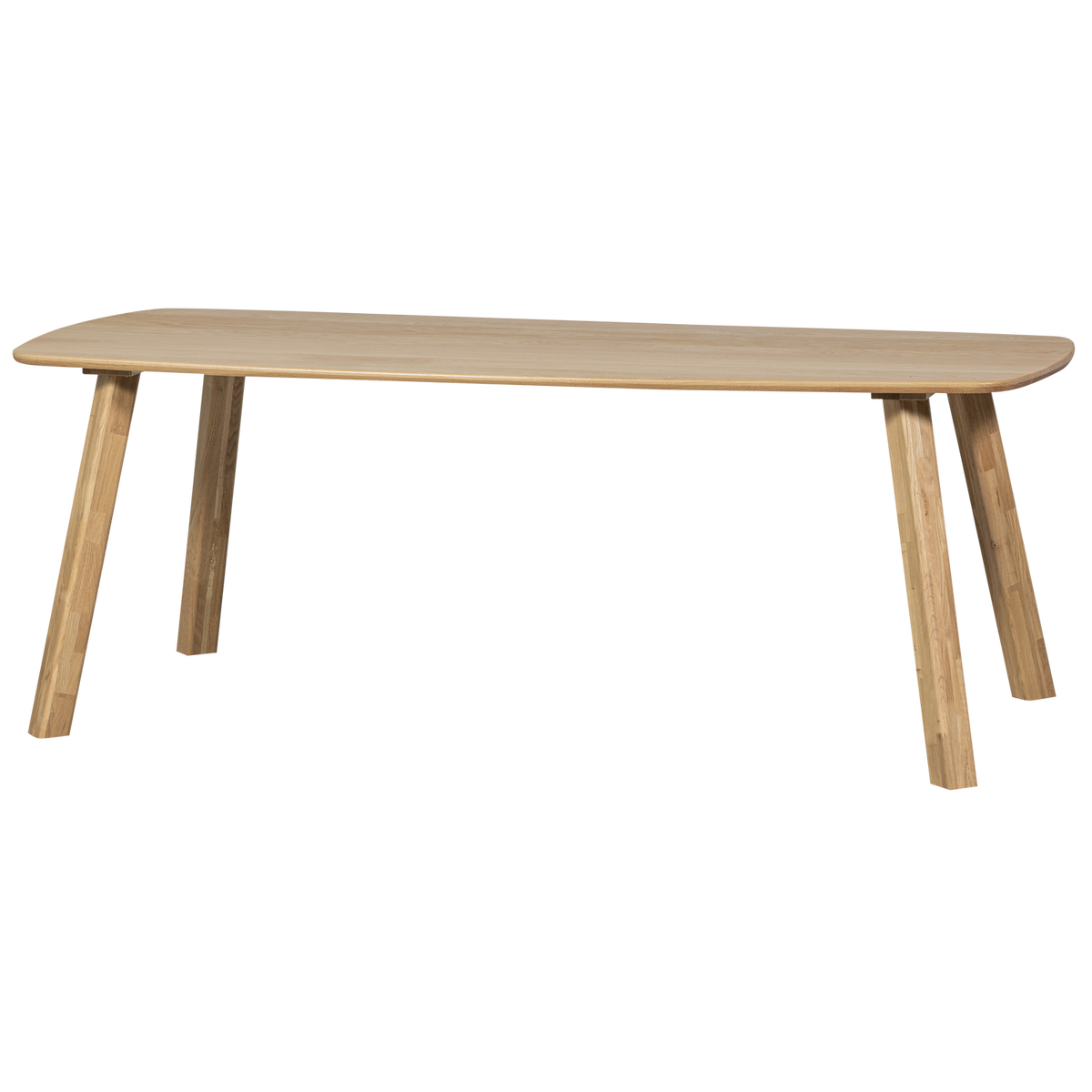 Woood Tablo ovalt spisebord i natur egetræ, 180x100 cm