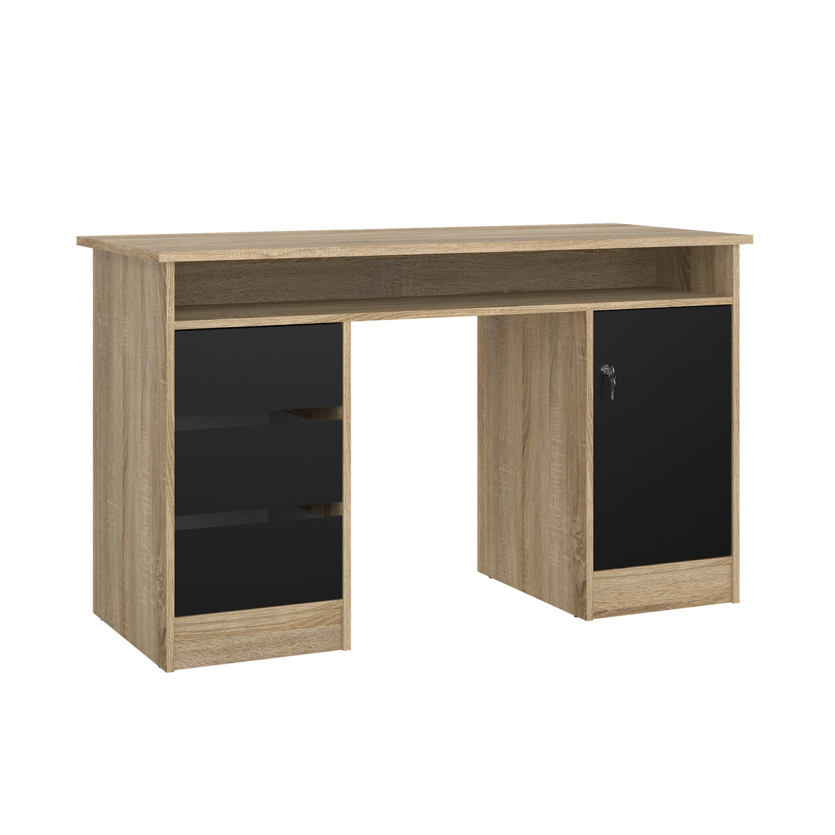Se TVILUM Function Plus skrivebord, m. 1 rum, 1 låge, 1 hylde og 3 skuffer - egetræsstruktur og sort træ (126x55) ❤ Kæmpe udvalg i Tvilum - Køb online på udsalg og tilbud lige nu ❤ Meget billig fragt og hurtig levering - Varenummer: Boboonline-124058 og barcode / Ean: 5713035085014 på lager - Udsalg på Møbler,Borde,Kontorborde,Skriveborde,
Møbler,
Borde,
Kontorborde,
Lille skrivebord,
S Spar stort – op til 59% - Over 2.739 kendte mærker online