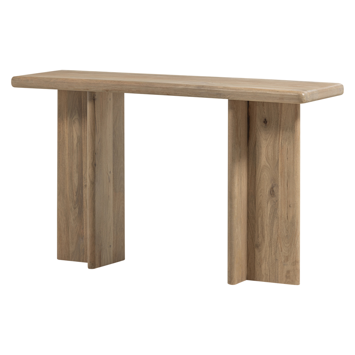 Ato sidebord fra Woood, rektangulært i natur mangotræ, 80 x 40