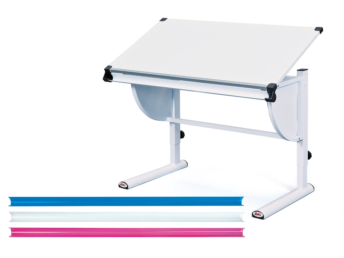 Se NORDIC LIVING COLLECTION Milo 3-i-1 børneskrivebord, m. vippehylde, højdejusterbar - hvid/blå/pink melamin og metal (110x60) ❤ Kæmpe udvalg i Nordic Living Collection - Køb online på udsalg og tilbud lige nu ❤ Meget billig fragt og hurtig levering: 1 - 2 hverdage - Varenummer: Boboonline-127039 og barcode / Ean: 4010340512459 på lager - Udsalg på Børn,
Børnemøbler,
Børneværelset,
Pigeværelset,
Drengeværelset Spar op til 51% - Over 785 kendte brands på udsalg