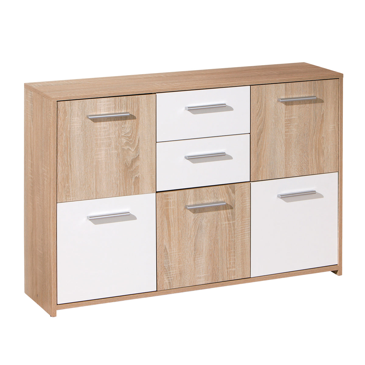 Se NORDIC LIVING COLLECTION Elvezia skænk. m. 5 låger og 2 skuffer - Sonoma-eg finish og hvid melamin ❤ Kæmpe udvalg i Nordic Living Collection - Køb online på udsalg og tilbud lige nu ❤ Meget billig fragt og hurtig levering: 1 - 2 hverdage - Varenummer: Boboonline-127193 og barcode / Ean: 4010340193368 på lager - Udsalg på Møbler,
Dagligstue,
Køkken / Køkkenalrum Spar op til 51% - Over 785 kendte brands på udsalg