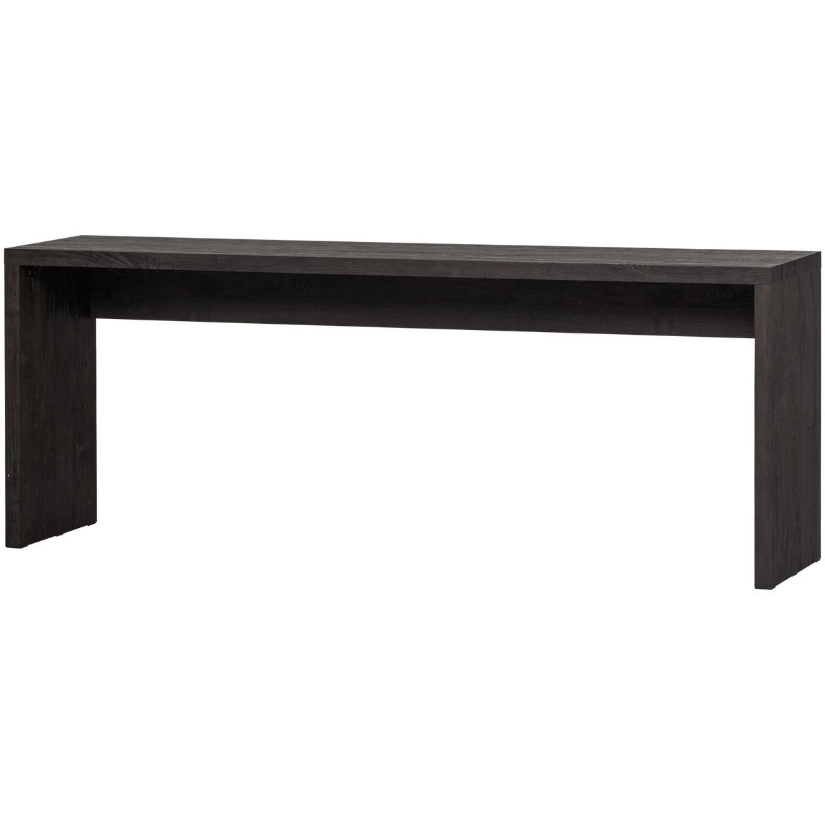 Woood Maan rektangulært sidebord i mørkebrun MDF, 200 x 45 cm