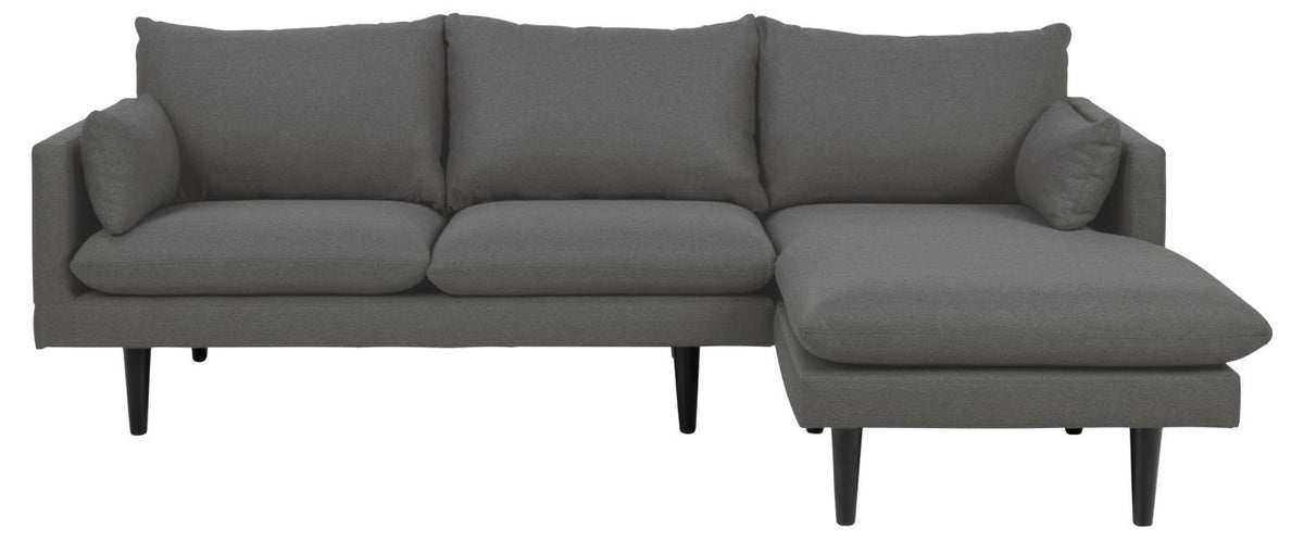 Se SOFAKONCEPT Cozy 2 pers. sofa, m. højre chaiselong og 2 puder - mørkegrå stof og sort bøg ❤ Kæmpe udvalg i SofaKoncept - Køb online på udsalg og tilbud lige nu ❤ Meget billig fragt og hurtig levering - Varenummer: Boboonline-86277 og barcode / Ean: 5713941081513 på lager - Udsalg på Møbler,Sofaer,Sofaer med chaiselong,
Sofaer,
2 personers sofaer,
Stofsofaer,
Dagligstue, Spar helt op til 57% - Find dine favoritter blandt 2.739 brands