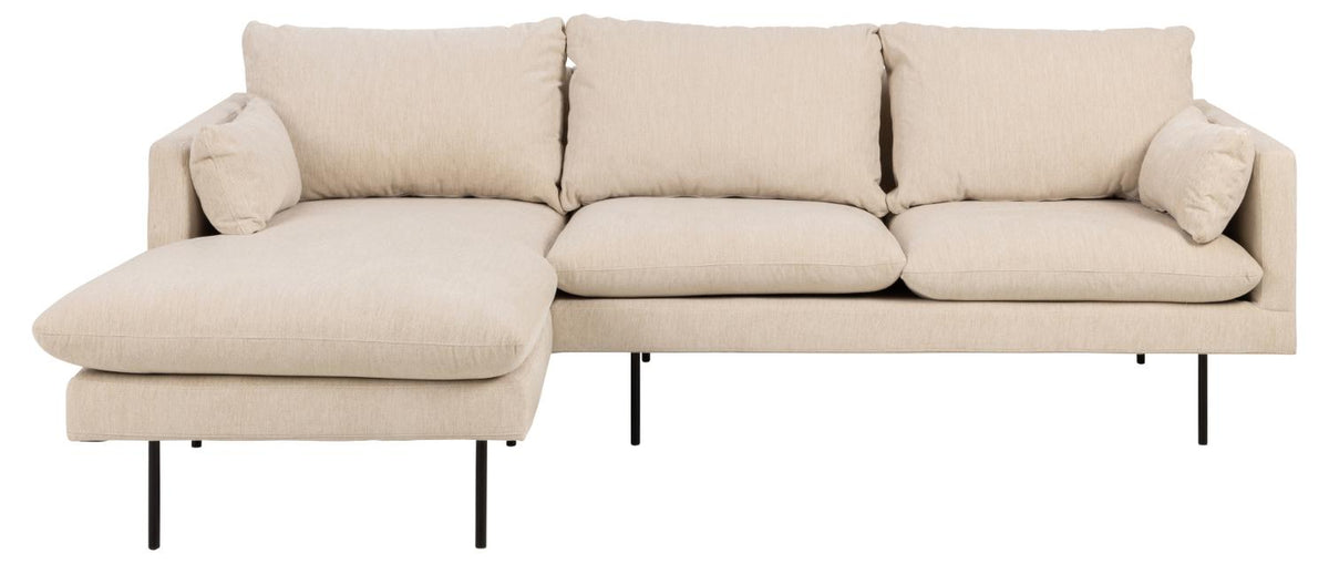 Se SOFAKONCEPT Cozy 2 pers. sofa, m. venstre chaiselong og 2 puder - creme stof og sort metal ❤ Kæmpe udvalg i SofaKoncept - Køb online på udsalg og tilbud lige nu ❤ Billig fragt og hurtig levering - Varenummer: Boboonline-86284 og barcode / Ean: 5713941242372 på lager - Udsalg på Møbler,Sofaer,Sofaer med chaiselong,
Sofaer,
2 personers sofaer,
Stofsofaer,
Dagligstue, Få op til 69% i rabat - Shop populære mærker fra over 2.739 brands