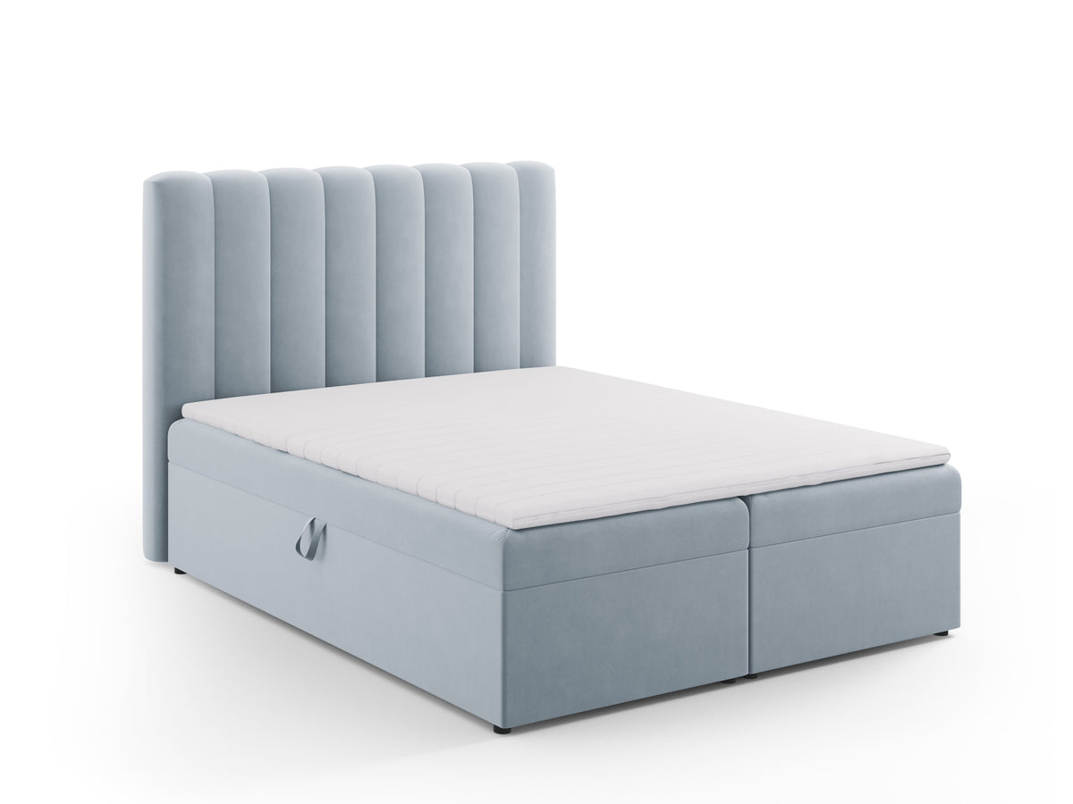 Se MICADONI Kelp Boxspring seng, m. sengegavl, Boxspring/madras, topmadras - blå fløjl (200x160) ❤ Kæmpe udvalg i Micadoni - Køb online på udsalg og tilbud lige nu ❤ Super billig fragt og lynhurtig levering - Varenummer: Boboonline-108478 og barcode / Ean: 5905389524497 på lager - Udsalg på Møbler,Senge og madrasser,Senge,Komplette senge,Komplette senge 160x200 cm,
Møbler,
Senge og madrasser,
Senge,
Komplett Spar helt op til 57% - Stort udsalg på over 739 brands