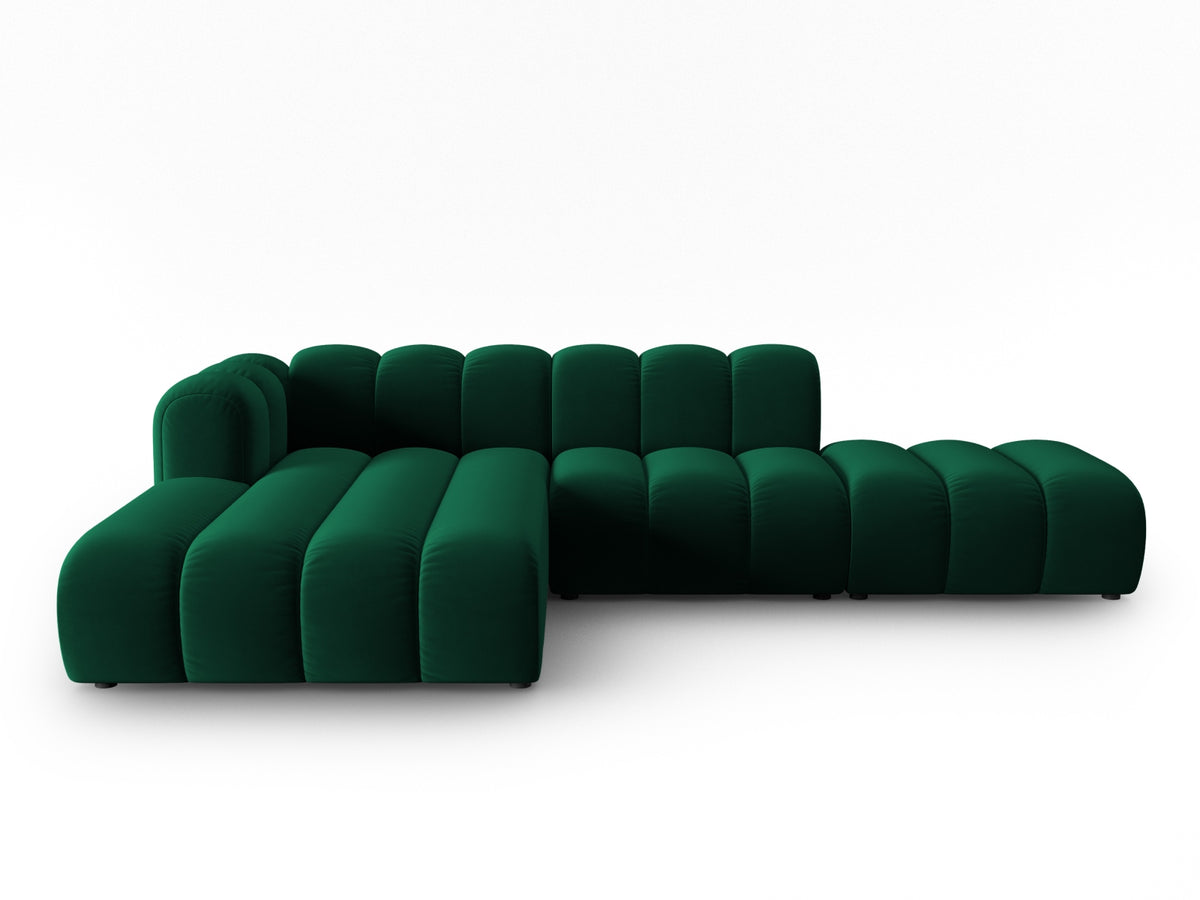 Se MICADONI Lupin Modular åben hjørnesofa, venstre, 5 sæder - grøn fløjl og sort plast ❤ Kæmpe udvalg i Micadoni - Køb online på udsalg og tilbud lige nu ❤ Billig fragt og hurtig levering - Varenummer: Boboonline-108724 og barcode / Ean: 5905389830130 på lager - Udsalg på Møbler,Sofaer,Hjørnesofaer & U-sofaer,
Møbler,
Sofaer,
Stofsofaer,
Dagligstue,
Sofaer Op til 61% rabat - Kendte mærker på udsalg – over 1.329 brands