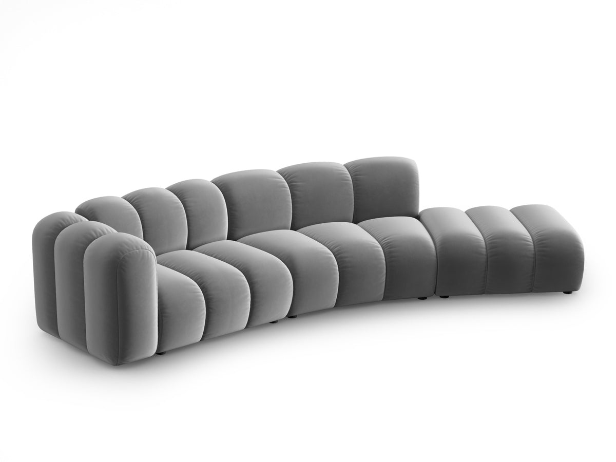 Se MICADONI Lupin Modul sofa, højre, 5 sæder - grå fløjl og sort plast ❤ Kæmpe udvalg i Micadoni - Køb online på udsalg og tilbud lige nu ❤ Lav fragtpris og hurtig levering - Varenummer: Boboonline-109037 og barcode / Ean: 5905389831113 på lager - Udsalg på Møbler,Sofaer,Stofsofaer,
Møbler,
Sofaer,
Dagligstue,
Sofaer,
Velour- og fløjlsmøbler Op til 57% rabat - Kendte mærker på udsalg – over 1.329 brands