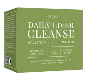 Se Nordbo Daily Liver Cleanse 60 kap. ✔ Kæmpe udvalg i  KopK - Køb online på udsalg og tilbud lige nu ✔ Hurtig levering: 1 - 2 Hverdage samt billig fragt - Varenummer: HG-56134 og barcode / Ean: 7350076867643 på lager - Udsalg på Sundhed > Mave og fordøjelse > Spar op til 52% - Over 1354 design brands på udsalg