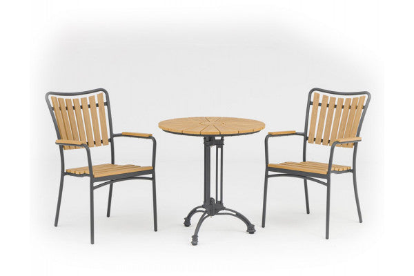 Se DaneLine Adam Cafésæt - Nonwood - Ø70 cm - Grå ❤ Lav fragtpris og hurtig levering - Varenummer: Havemøbelland-DK3964 - Udsalg på HAVEMØBELSÆT - Cafesæt Få op til 63% i rabat - Shop populære mærker fra over 2.739 brands
