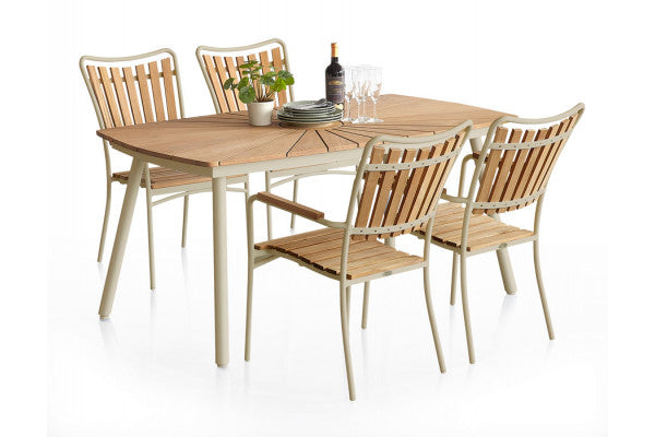 Se DaneLine Eva Teak Havemøbelsæt m/4 stole - 90x160 cm - Latte ❤ Kæmpe udvalg i KERNETEAK - Køb online på udsalg og tilbud lige nu ❤ Hurtig levering til lave fragtpriser - Varenummer: Havemøbelland-DK4558 - Udsalg på HAVEMØBELSÆT - Teak havemøbelsæt Op til 57% rabat - Kendte mærker på udsalg – over 1.329 brands