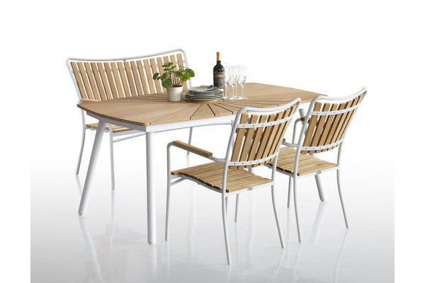 Se DaneLine Eva Teak Havemøbelsæt m/bænk+2 stole - 90x160 cm - Hvid ❤ Kæmpe udvalg i KERNETEAK - Køb online på udsalg og tilbud lige nu ❤ Meget billig fragt og hurtig levering - Varenummer: Havemøbelland-DK4560 - Udsalg på HAVEMØBELSÆT - Teak havemøbelsæt Store besparelser – op til 67% - Udsalg på mere end 2.281 populære mærker