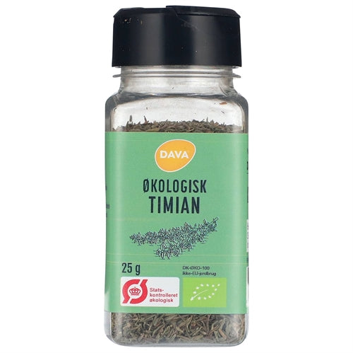 Pakning med DAVA økologisk timian, 25 gram