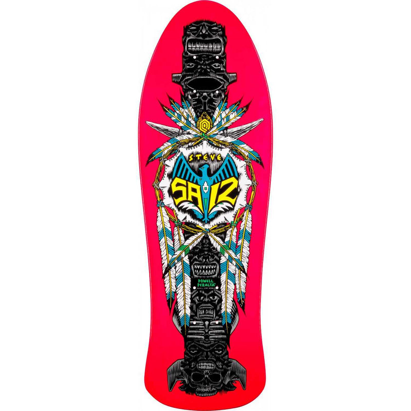 Se Powell Peralta Steve Saiz Totem Pink Skateboard Deck 10 x 30.81 10" ✔ Kæmpe udvalg i  Powell Peralta ✔ Hurtig levering: 1 - 2 Hverdage samt billig fragt - Varenummer: JUCO-DCPMOGSSTI og barcode / Ean: &