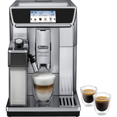 Se DeLonghi PrimaDonna Elite Experience kaffemaskine ✔ Kæmpe udvalg i DeLonghi ✔ Hurtig levering: 1 - 2 Hverdage samt billig fragt - Varenummer: KTO-132219009 og barcode / Ean: '8004399331648 på lager - Udsalg på Kaffemaskine Spar op til 52% - Over 1112 kendte brands på udsalg