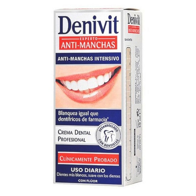 Denivit Anti-Stain tandpasta i tube med 50 ml indhold