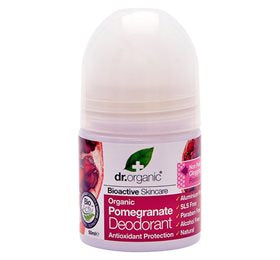Dr. Organic Deo roll on Pomegranate 50 ml.