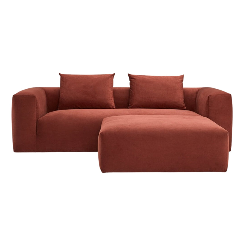 Nordly Sienna 2-personers sofa i rust stof