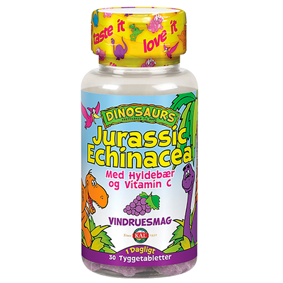 KAL DinoSaurs Echinacea tygge børn 30 tab.