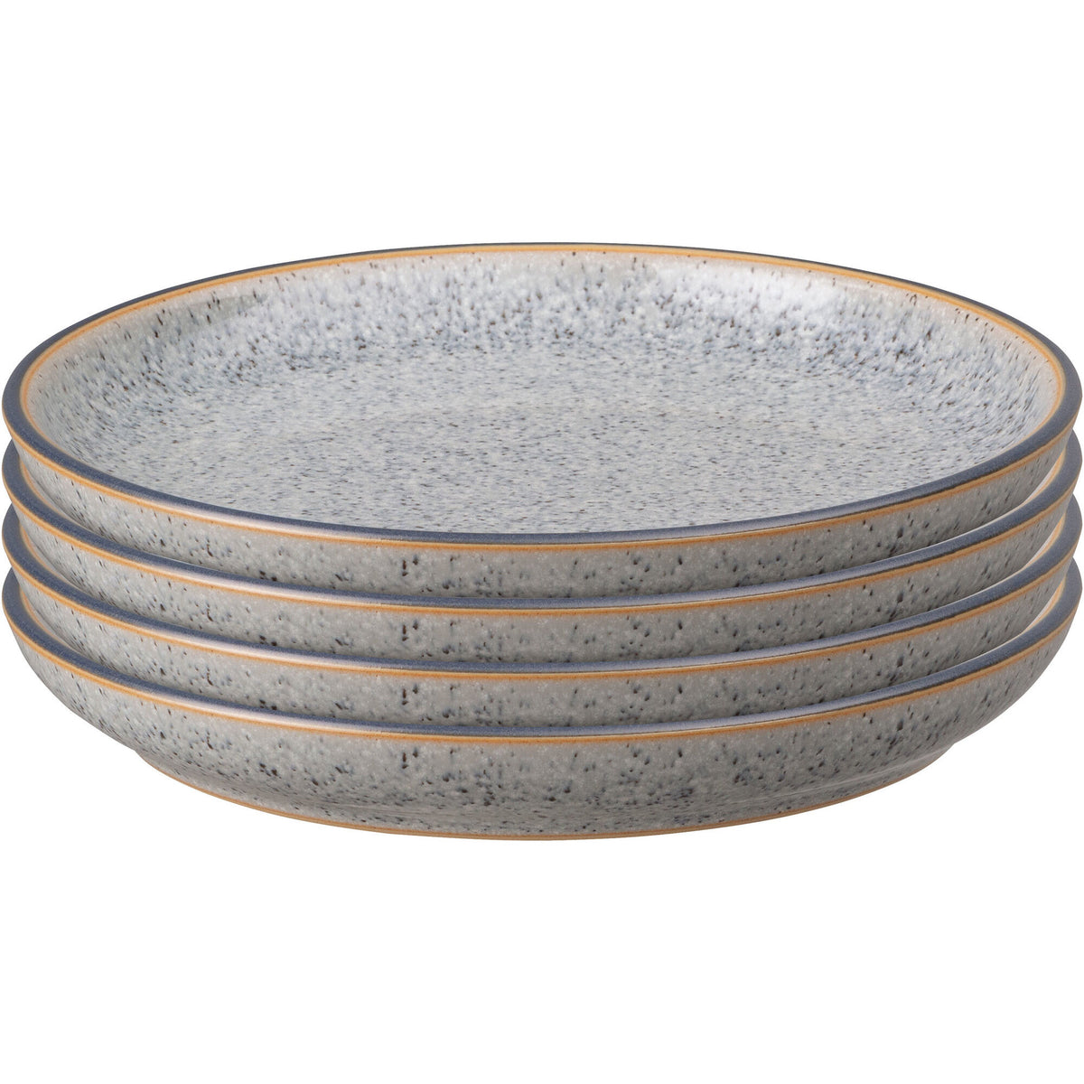 Fire Denby Studio Grey tallerkener på 17 cm i grålig rustik farve