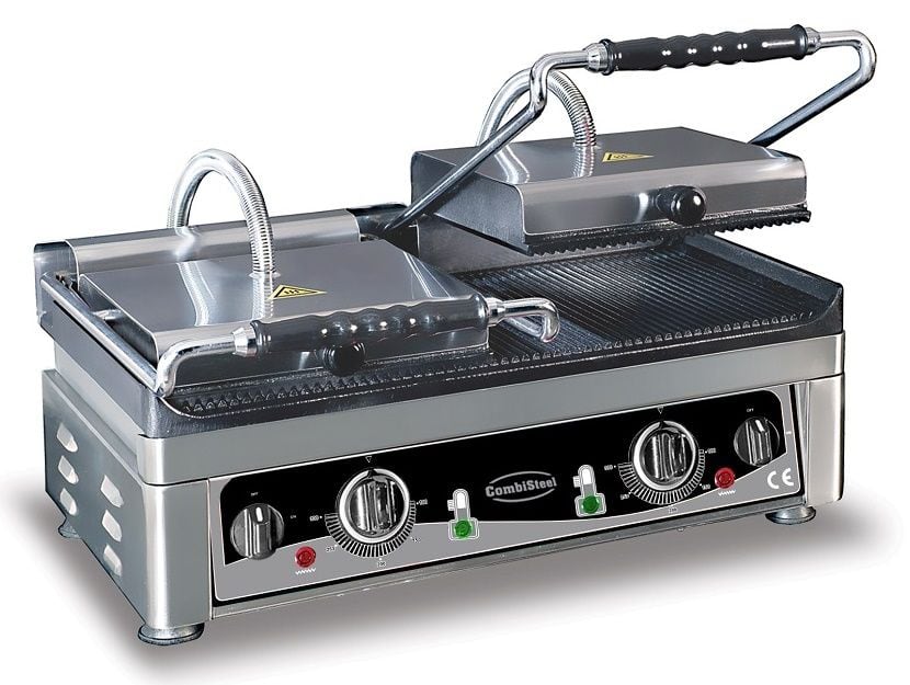 Combisteel dobbelt klemgrill med rillet top og bund