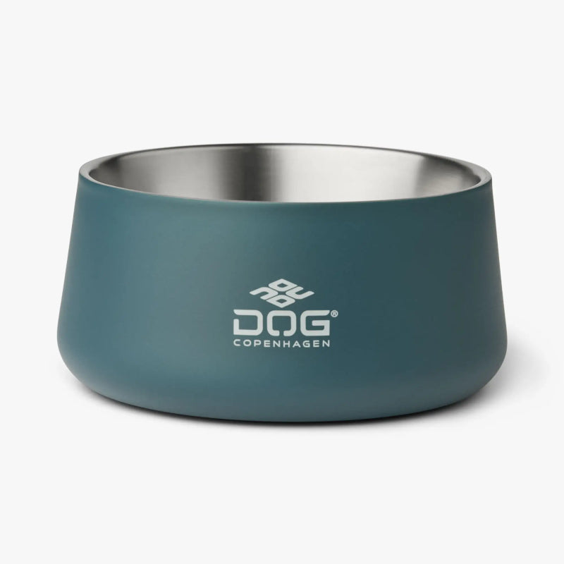 DOG Copenhagen Vega skål i Petrol Blue, størrelse small/medium