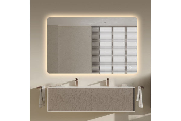Se Dorado Spejl - m/LED - 120x75 cm ❤ Lav fragtpris og hurtig levering - Varenummer: Havemøbelland-DK4295 - Udsalg på INDEMØBLER - Spejle Spar stort – op til 71% - Eksklusivt udsalg på over 2.739 brands