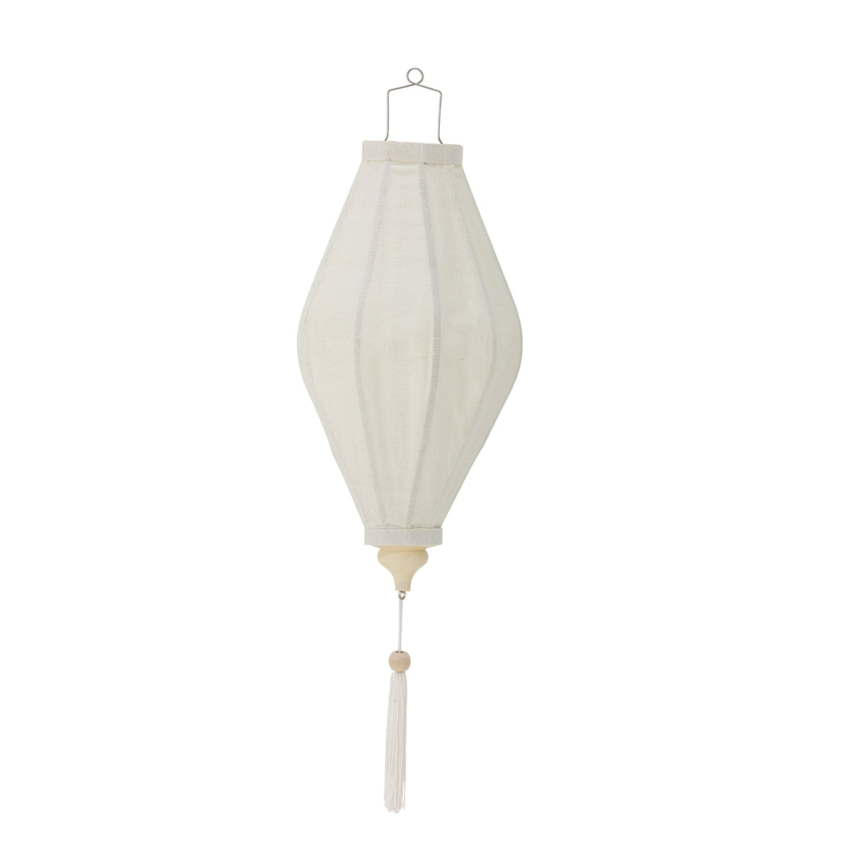 Pomp dekoration fra Bloomingville i hvid polyester, 50 cm høj