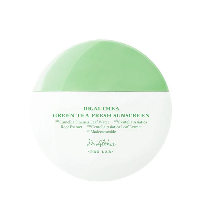 Dr. Althea Green Tea Fresh Sunscreen SPF50+ PA++++, solcreme i 45 ml tube