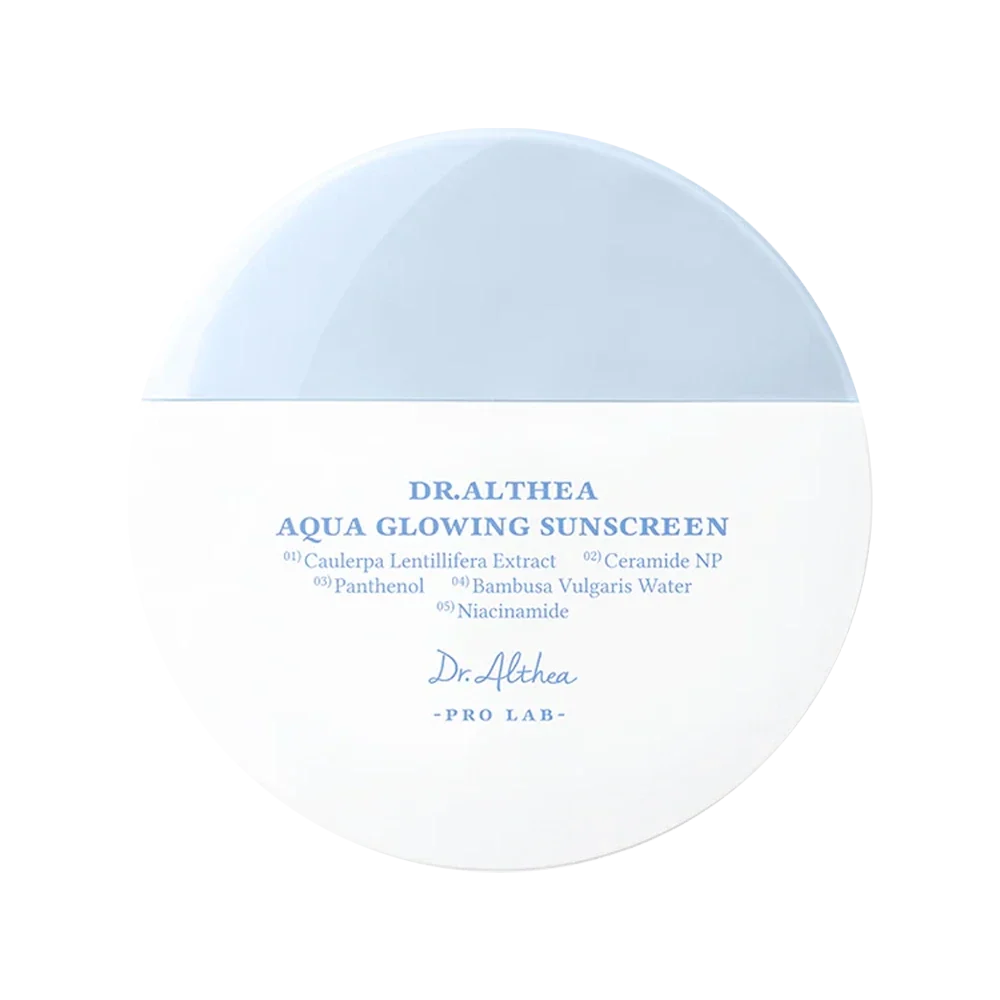 Dr. Althea Aqua Glowing Sunscreen SPF50+ PA++++ – solcreme til ansigtet i 45 ml