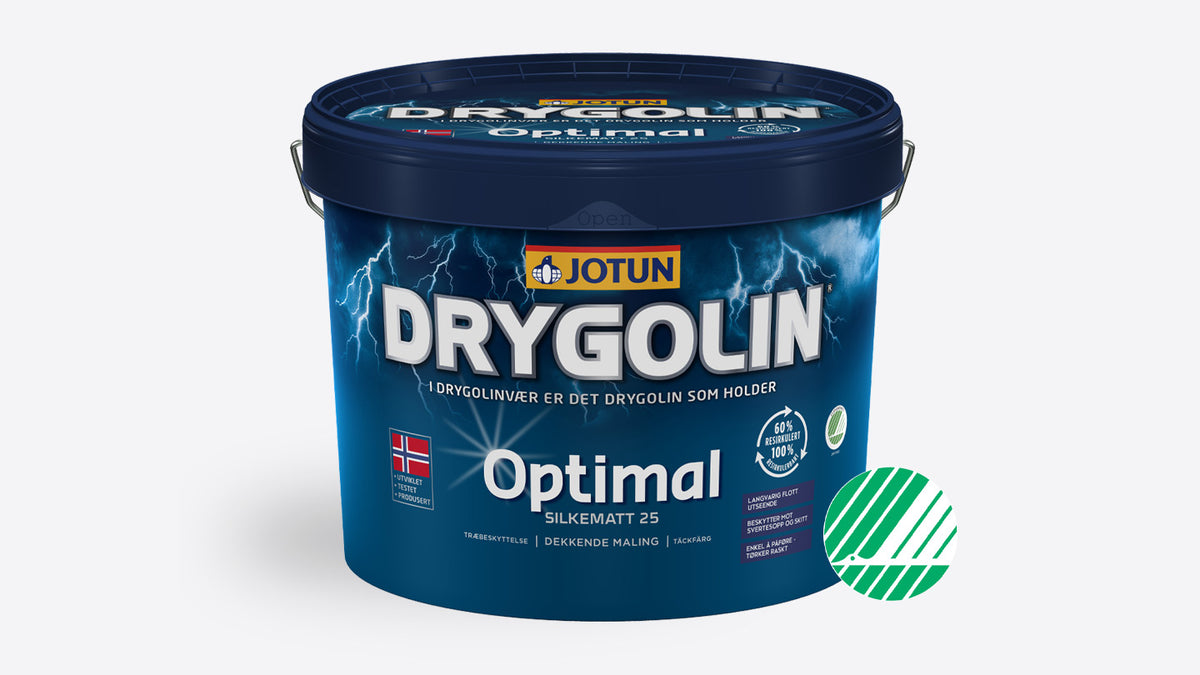 Drygolin Optimal i 2,7 liters dåse, udendørs træværksmaling