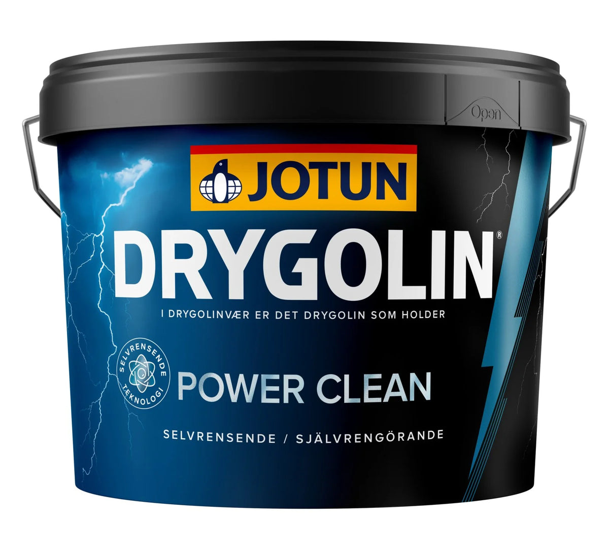 Drygolin Power Clean i 9 liters spand, udendørs maling