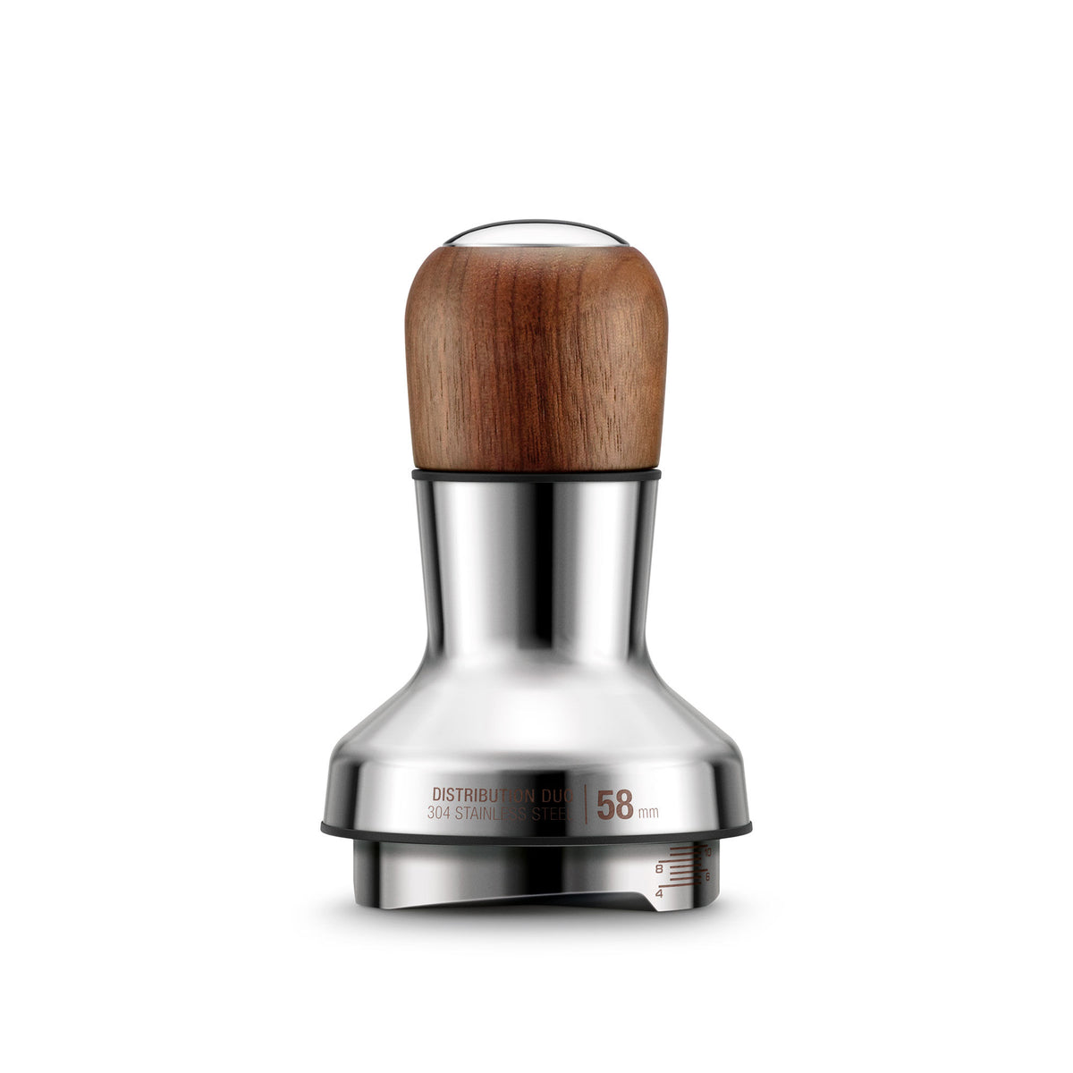 Sage tamper og fordeler 58 mm i valnød til espresso