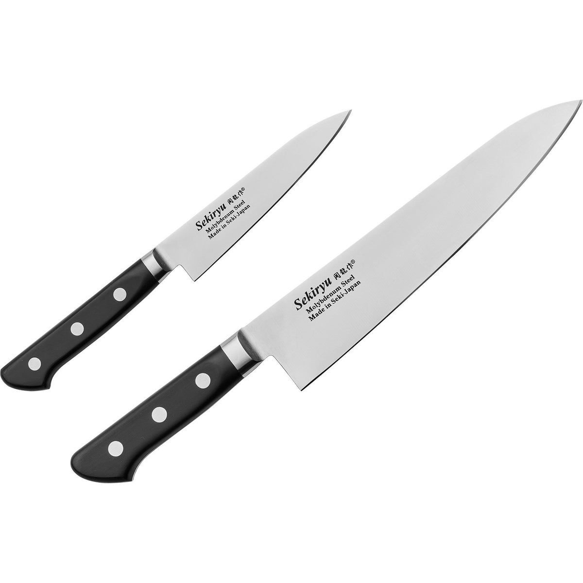 Sekiryu Master knivsæt med pettykniv på 12 cm og kokkekniv på 21 cm
