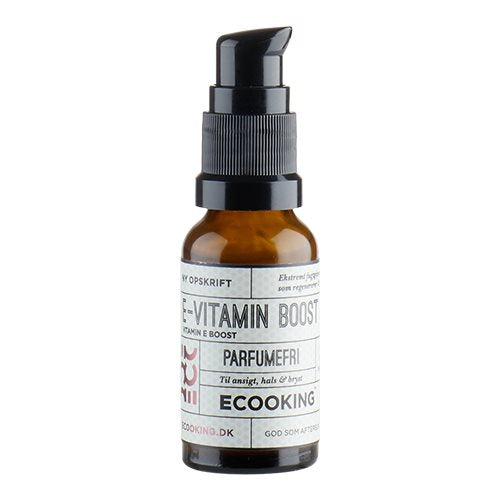 Se Ecooking E-Vitamin Boost 20 ml ✔ Kæmpe udvalg i Ecooking - Køb online på udsalg og tilbud lige nu ✔ Meget billig fragt og hurtig levering - Varenummer: Helsegrossisten-50192 og 5712350500356 på lager - Udsalg på Personlig pleje > Ansigt > Ecooking Spar stort – op til 71% - Eksklusivt udsalg på over 2.739 mærker