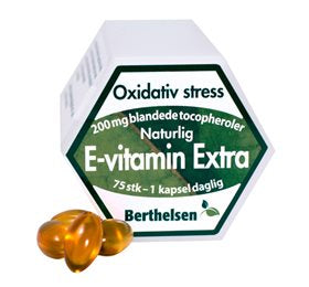 Se Berthelsen E-vitamin Ekstra 75 kap. ✔ Kæmpe udvalg i Dansk Farmaceutisk Industri - Køb online på udsalg og tilbud lige nu ✔ Billig fragt • Hurtig levering - Varenummer: Helsegrossisten-54072 og 5701629031813 på lager - Udsalg på Sundhed > Vitaminer > Dansk Farmaceutisk Industri Store besparelser – op til 67% - Et af Danmarks største udvalg – 2.739+ mærker