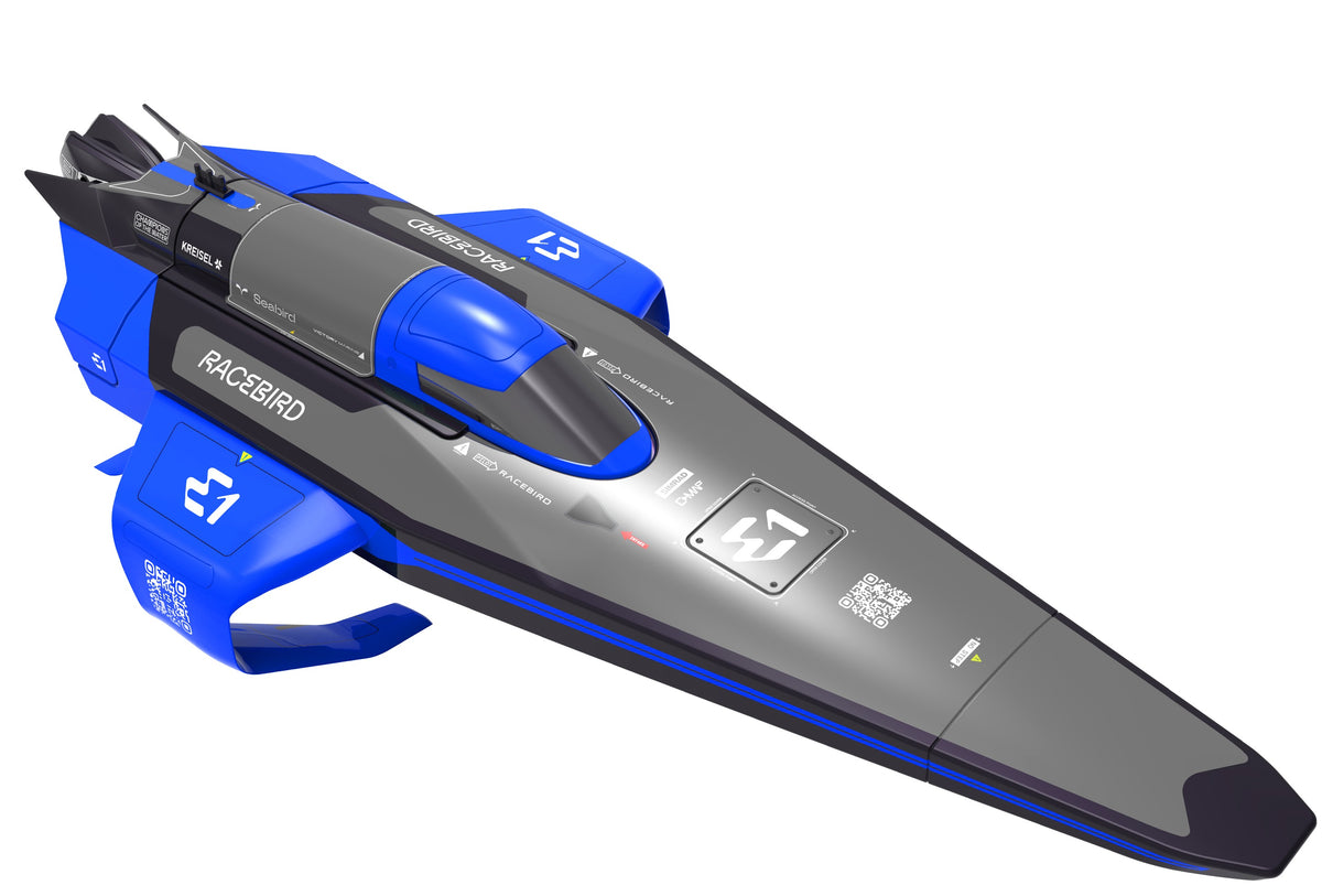 Se E1 RaceBird Lite RC Hydrofoil Fjernstyret Båd 2.4GHz RTR, Blå ✔ Kæmpe udvalg i Joysway - Køb online på udsalg og tilbud lige nu ✔ Hurtig levering til lave fragtpriser - Varenummer: MMAction-146632 og 6949762281613 på lager - Udsalg på Fjernstyret Både Få op til 63% i rabat - Over 1.798 mærker samlet på udsalg