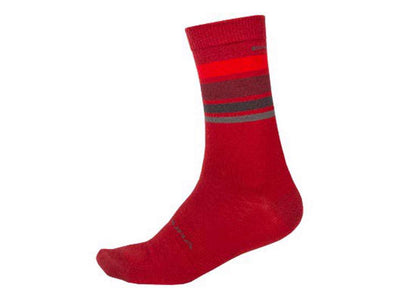 Se Endura BaaBaa - Merino Stripe Sock - Cykelstrømper - Rød - Str. L-XL ✔ Kæmpe udvalg i Endura ✔ Meget billig fragt og hurtig levering: 1 - 2 hverdage - Varenummer: CKP-5055939966861 og barcode / Ean: '5055939966861 på lager - Udsalg på Cykelstrømper Spar op til 65% - Over 1312 kendte brands på udsalg