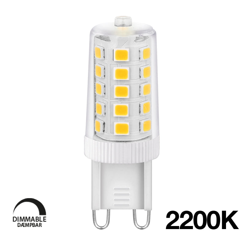 G9 LED pære fra E3 Light med varm 2200K lysfarve