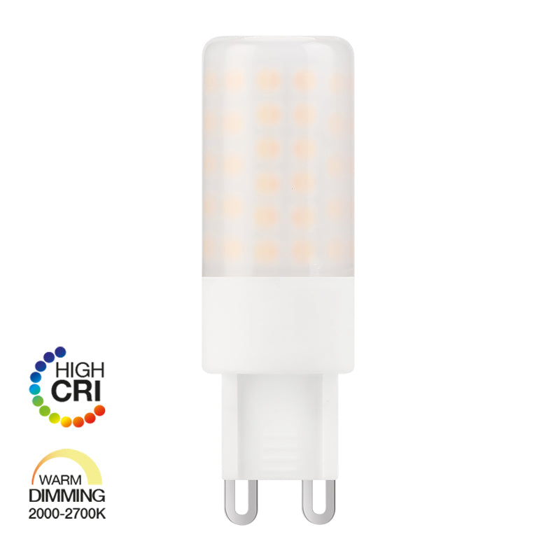 G9 WarmDimm LED pære fra E3 Light med varm lysfarve