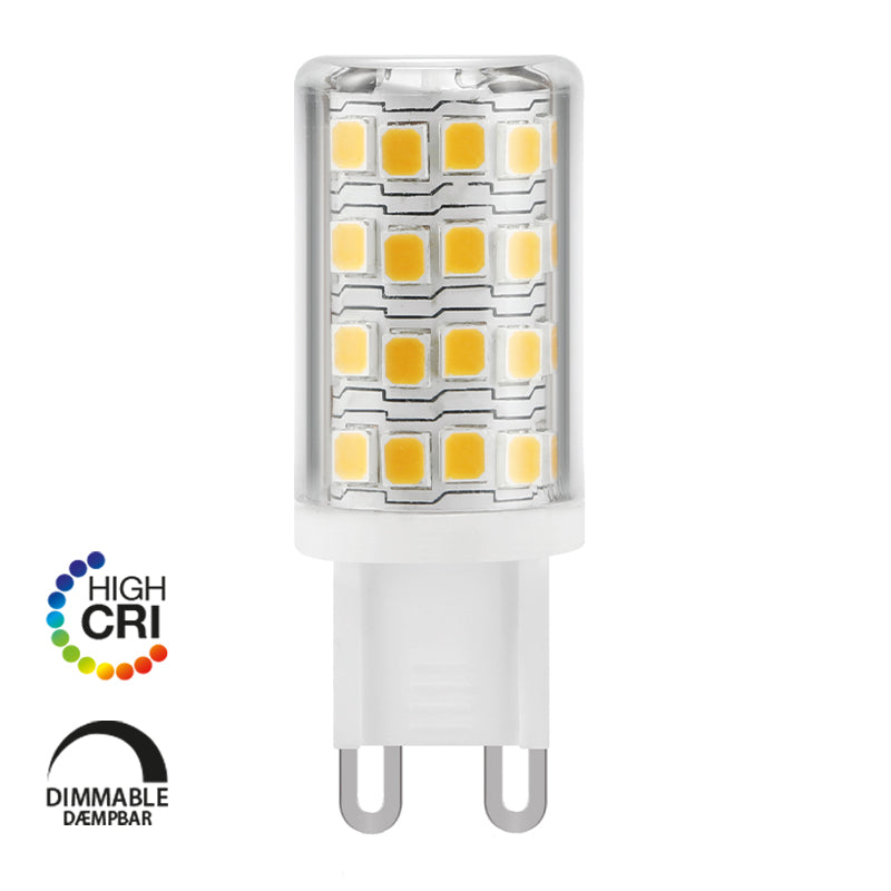 E3 Light LED pære med G9-sokkel, 4,1W og 410 lumen