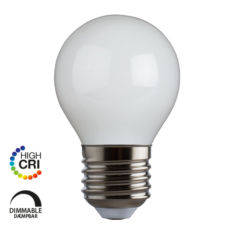 Opal Proxima G45 LED pære fra E3 Light med E27-sokkel