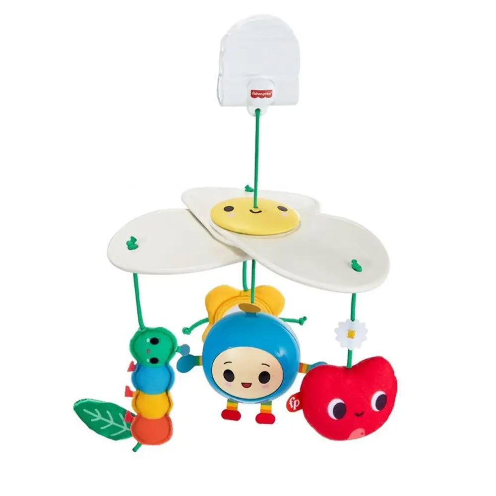 Fisher-Price Happy World Flowerin Fun legetøj med blomsterblade til klapvogn