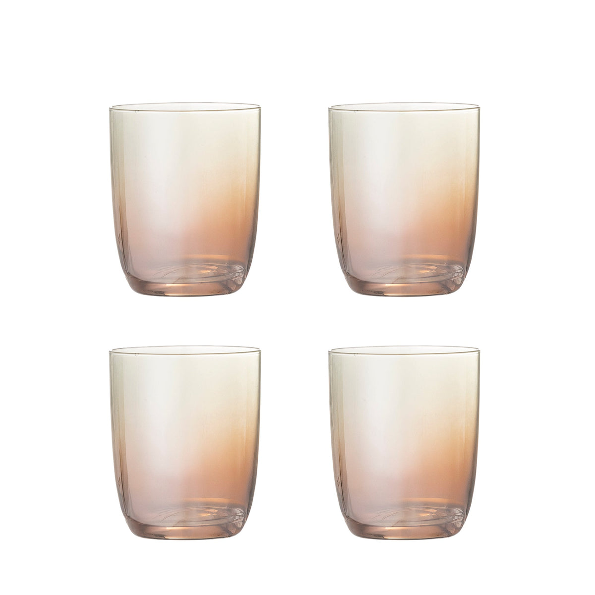 Fire bronzefarvede Aston drikkeglas fra Bloomingville