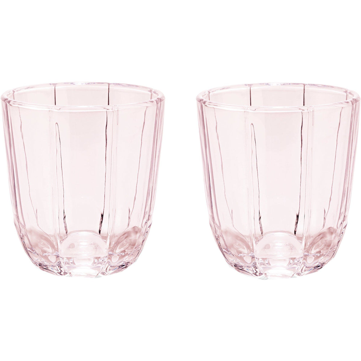 To Holmegaard Lily vandglas i cherry blossom på 32 cl