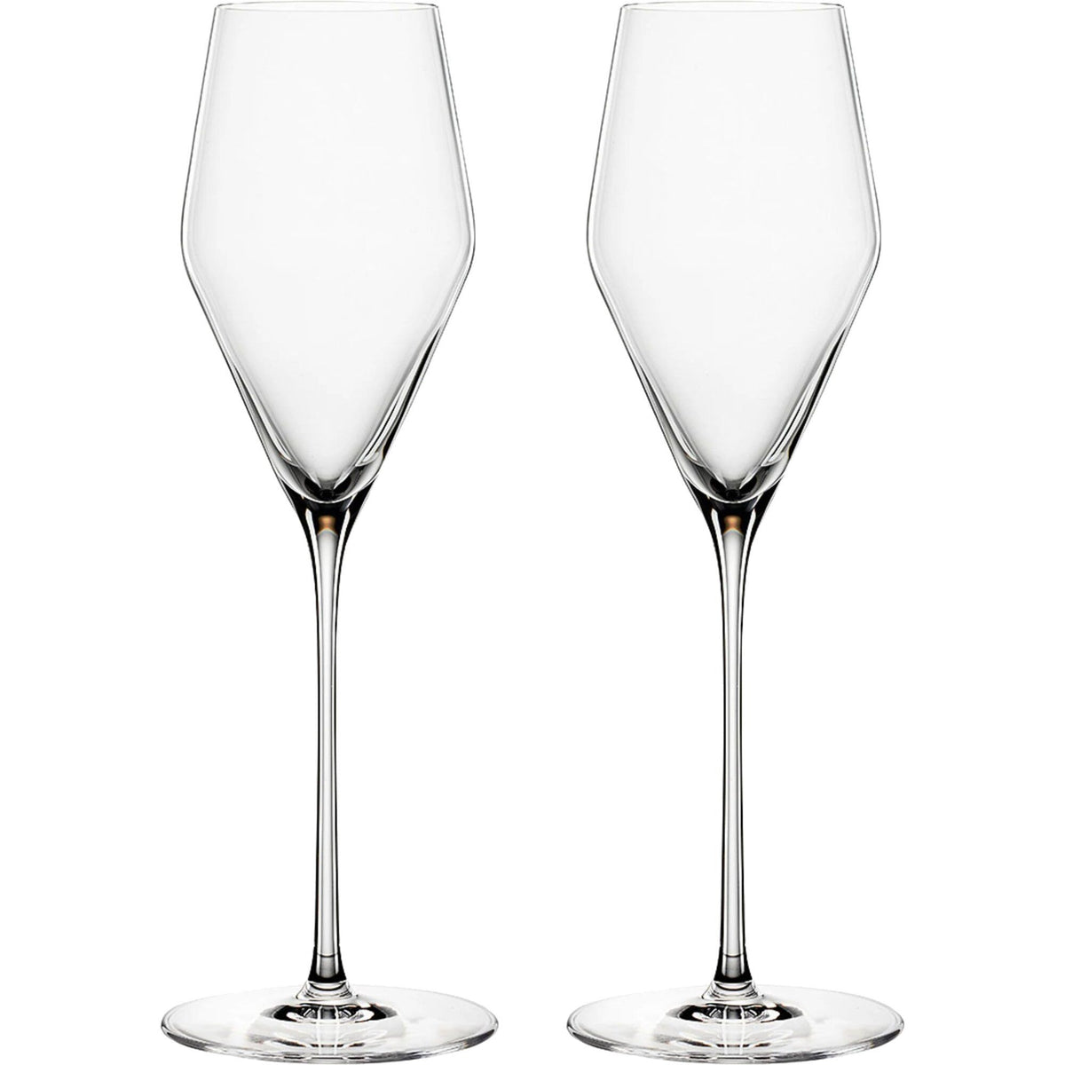 To kurvede champagneglas fra Spiegelau i serien Definition