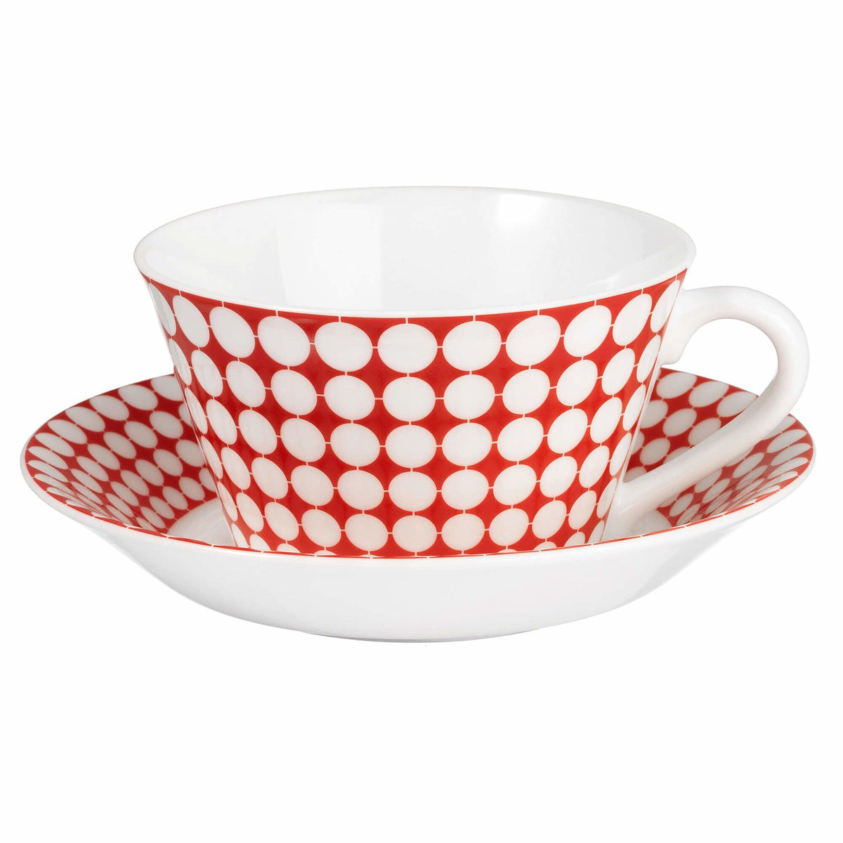 Gustavsberg Eva tekop med underkop i benporcelæn, 25 cl