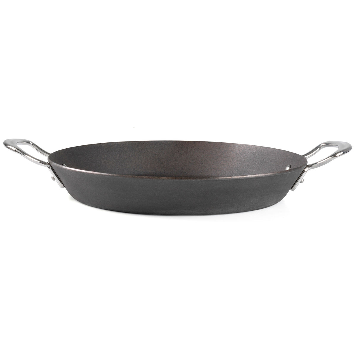 Samuel Groves paellapande i kulstål med en diameter på 30 cm