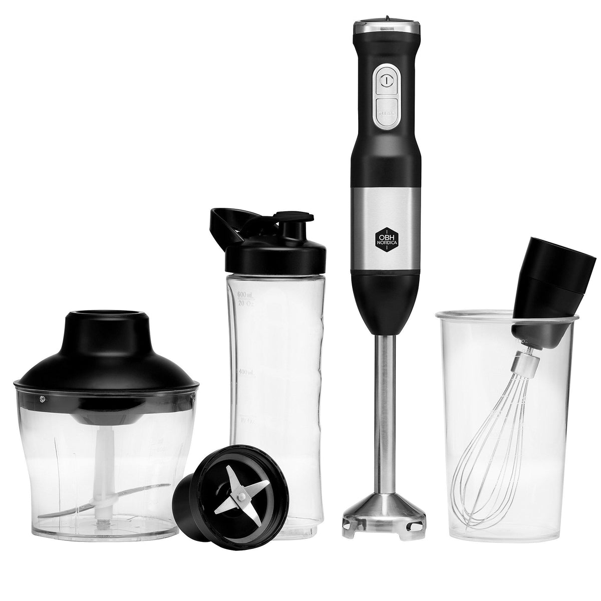 Obh Nordica Precision 2-i-1 stavblender med medfølgende to-go flaske