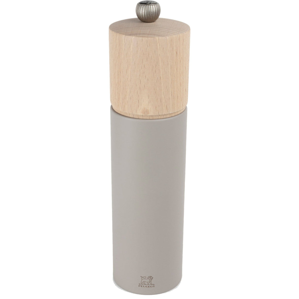 Peugeot Boreal saltkværn i bøgetræ, farven pebble grey, 21 cm